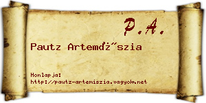 Pautz Artemíszia névjegykártya